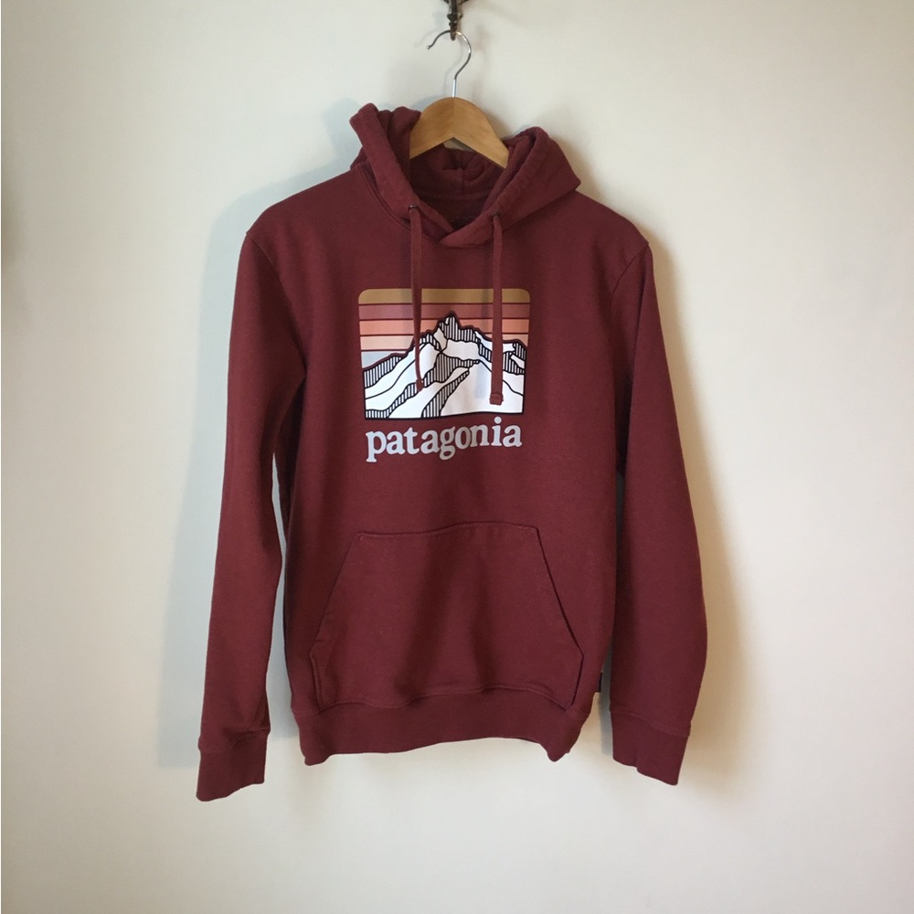 Patagonia Mens Uprisal Hoodie Line Logo Ridge Graphic Sweatshirt